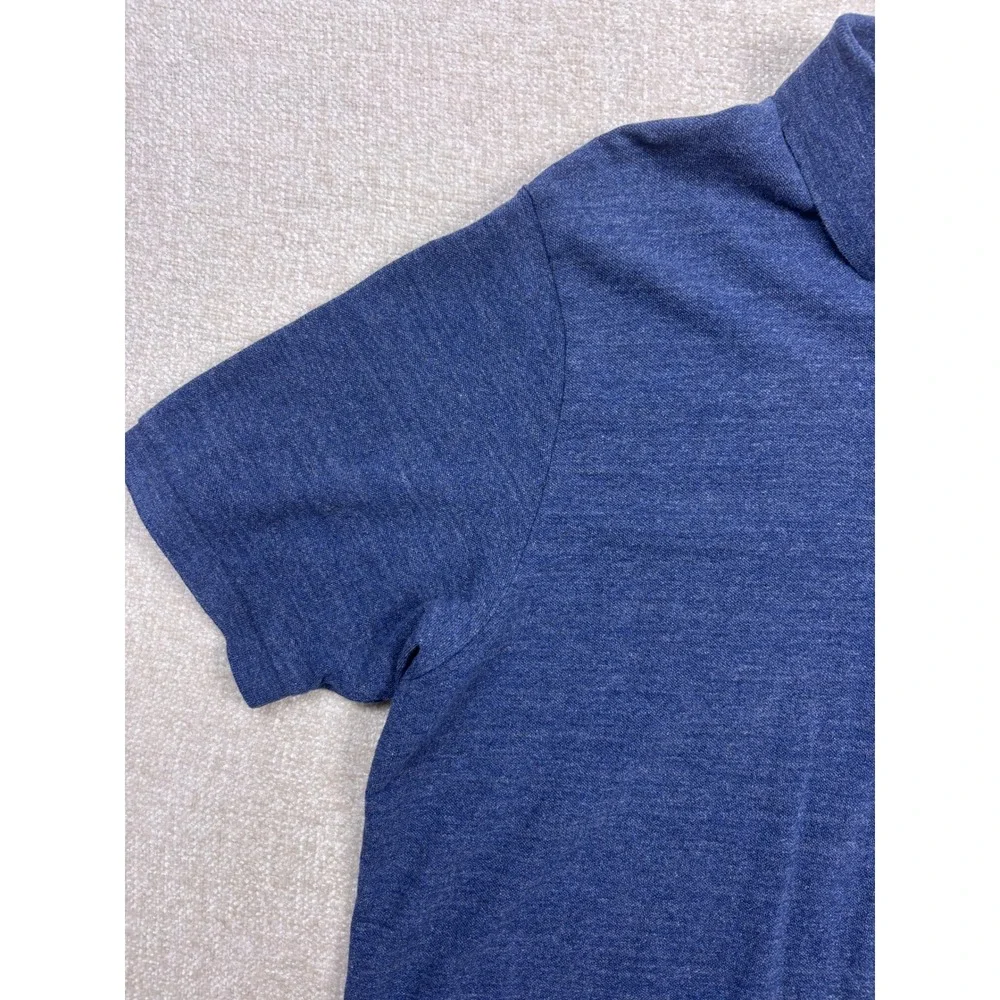 Polo Ralph Lauren Mens 2XLT Blue Heather Short Sleeve Pony Logo Polo Shirt